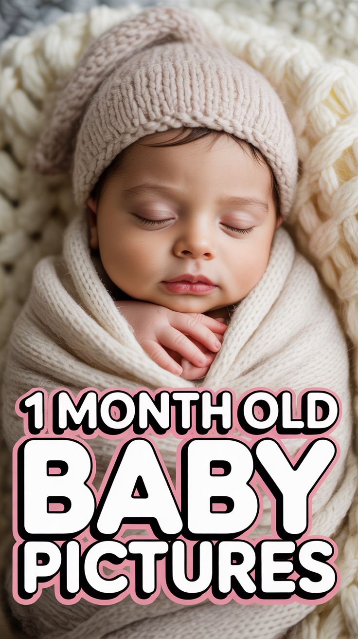 👶 1 Month Old Baby Pictures