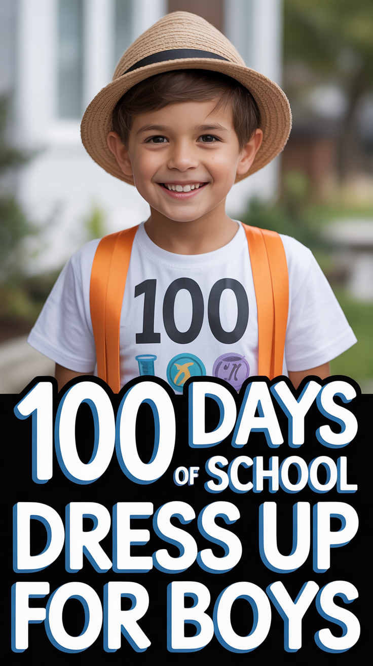 💯 100 Days Of School Dress Up For Boys