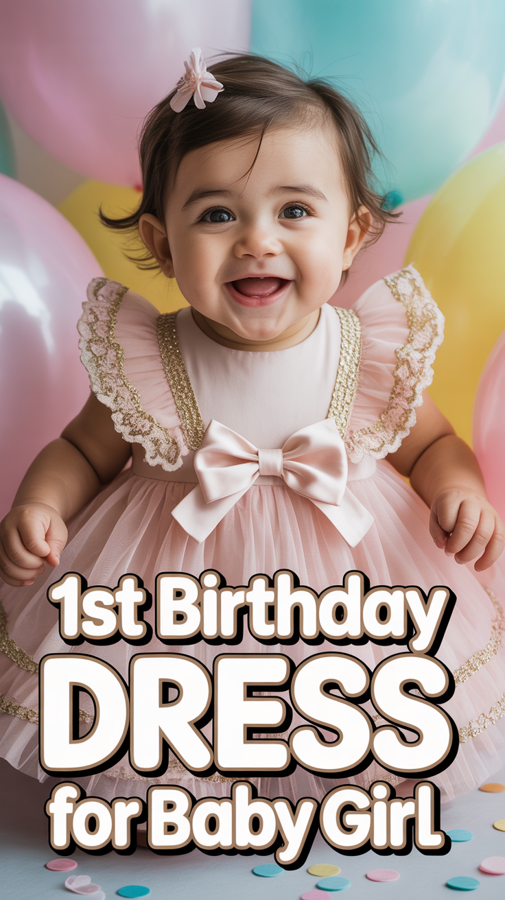 🎉 1st Birthday Dress For Baby Girl