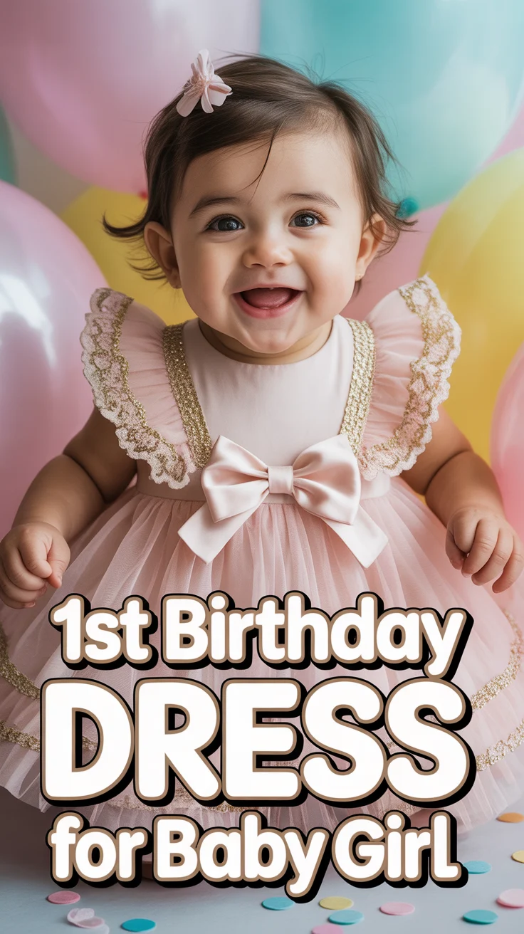 🎉 1st Birthday Dress For Baby Girl
