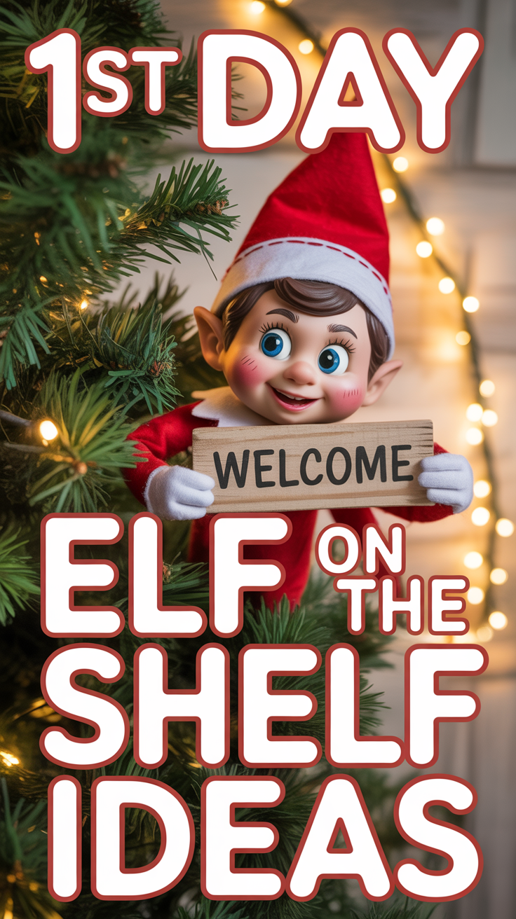 🎄 1st Day ELF On The Shelf Ideas