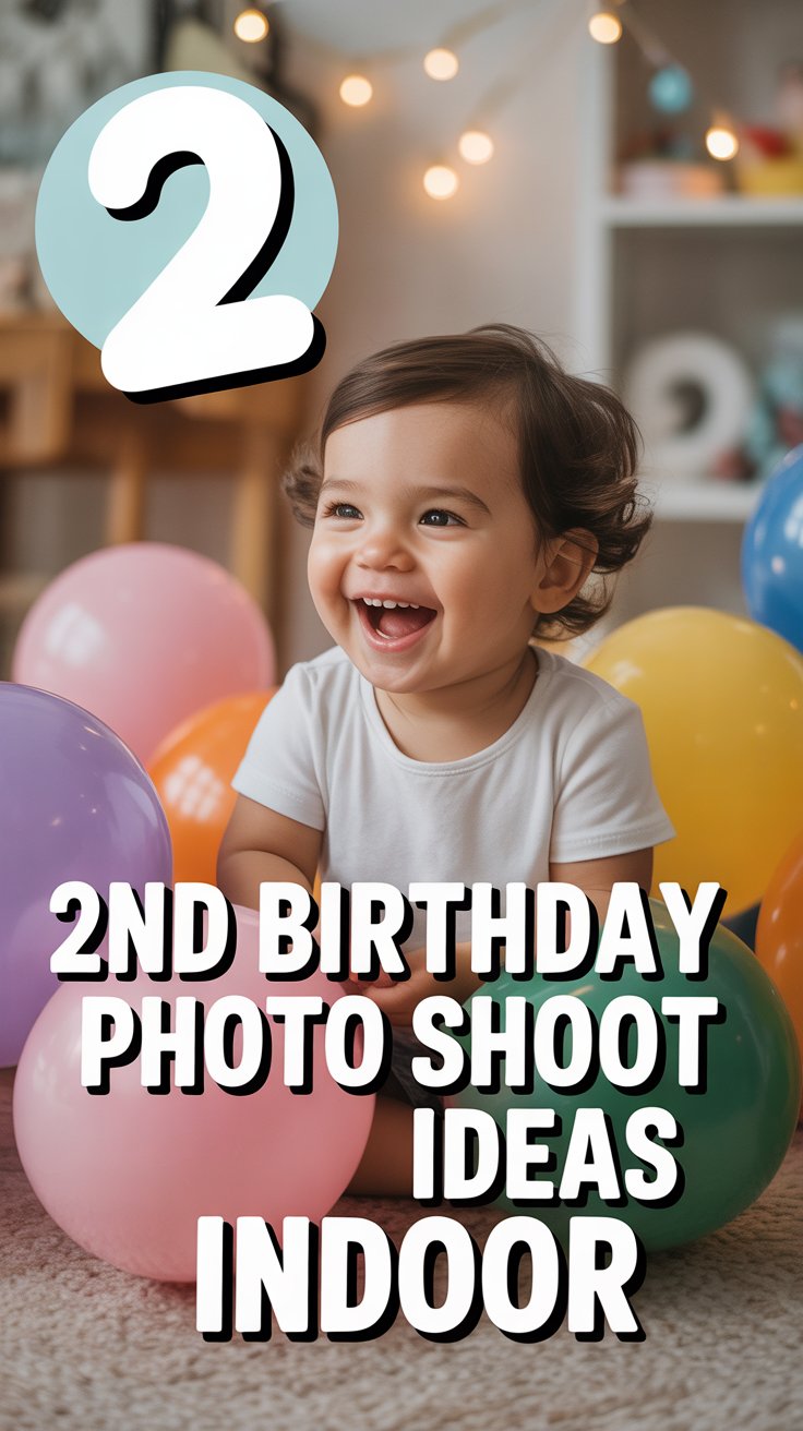 🎉 2nd Birthday Photo Shoot Ideas Indoor