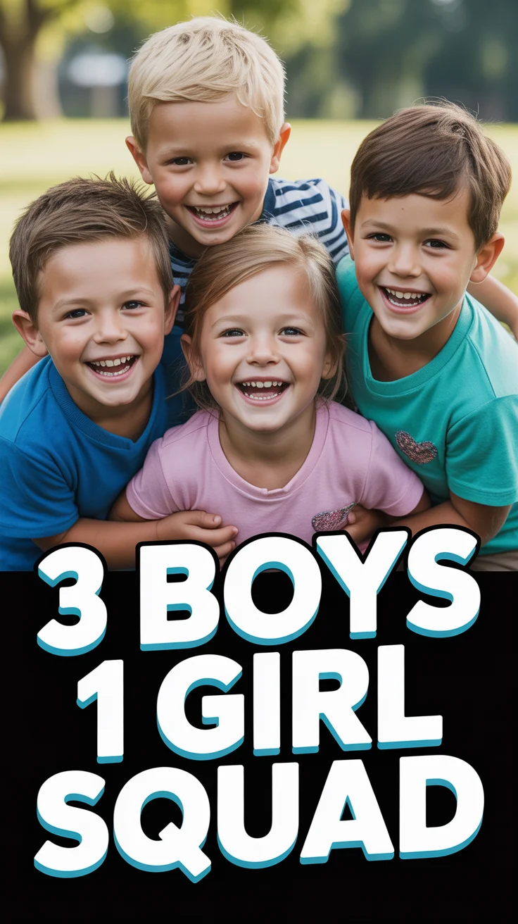 ⭐ 3 Boys 1 Girl Squad