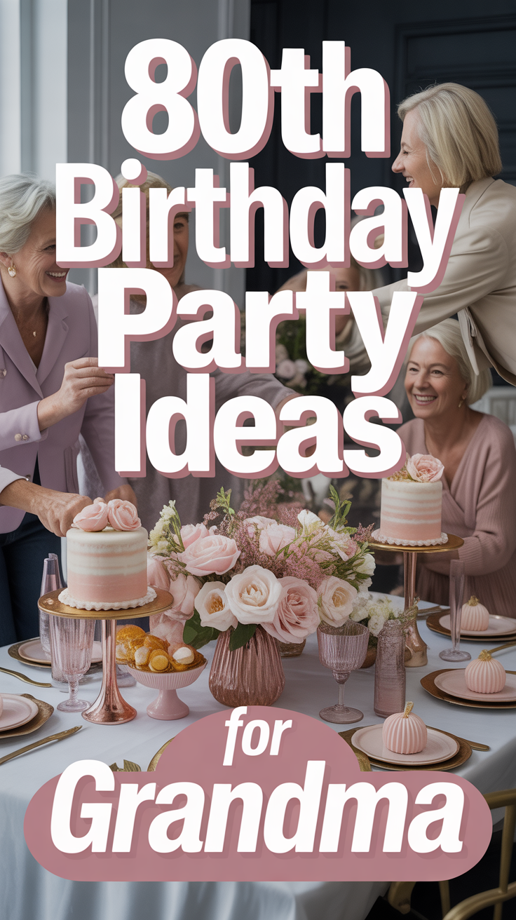 💖 80th Birthday Party Ideas For Grandma