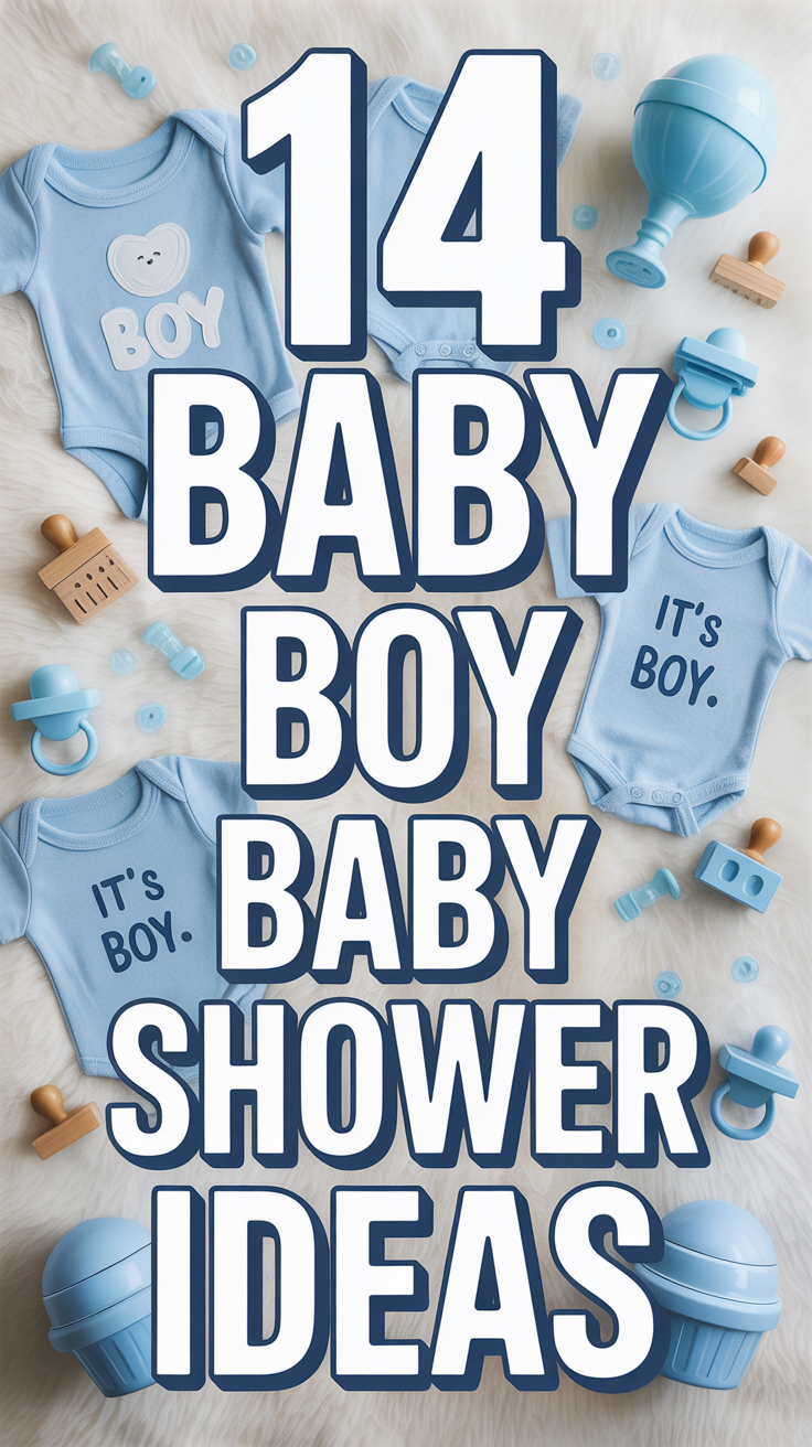 👶 14 Baby Boy Baby Shower Ideas