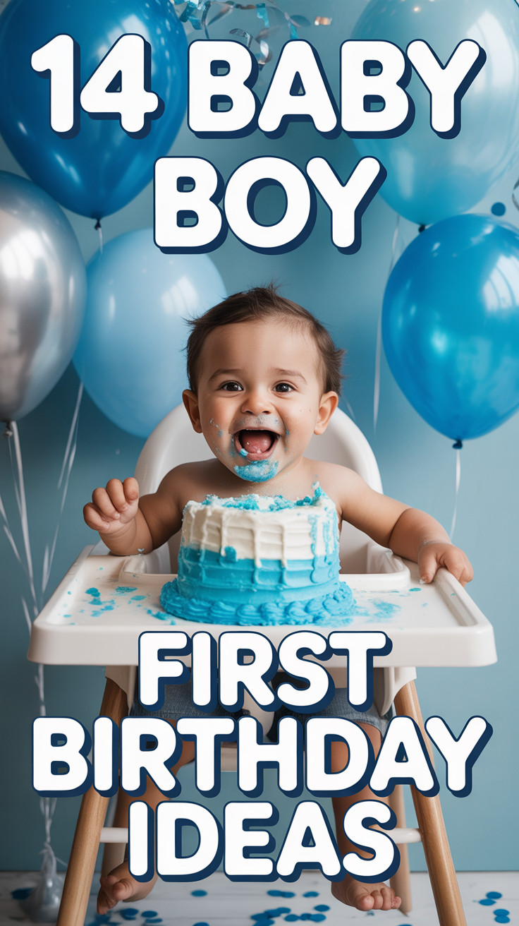 🥳 14 Baby Boy First Birthday Ideas