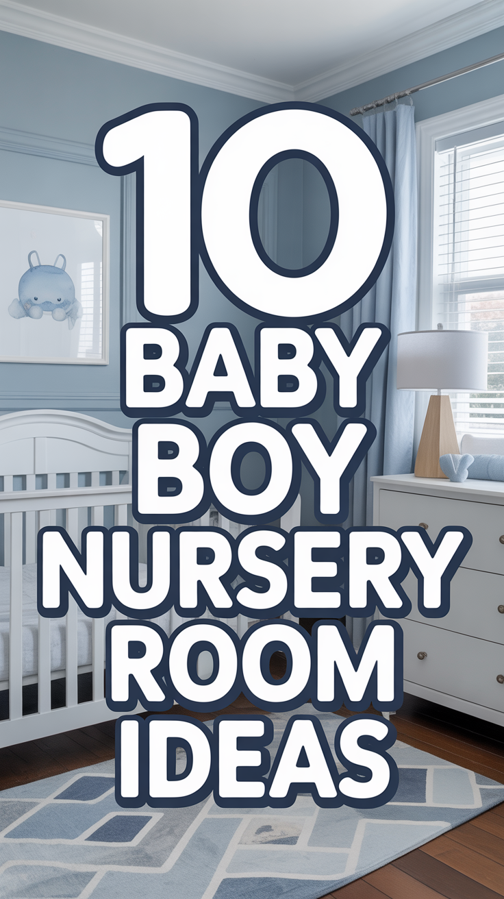 👶 10 Baby Boy Nursery Room Ideas