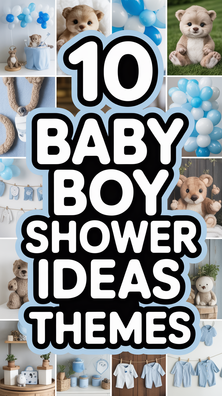 👶 10 Baby Boy Shower Ideas Themes