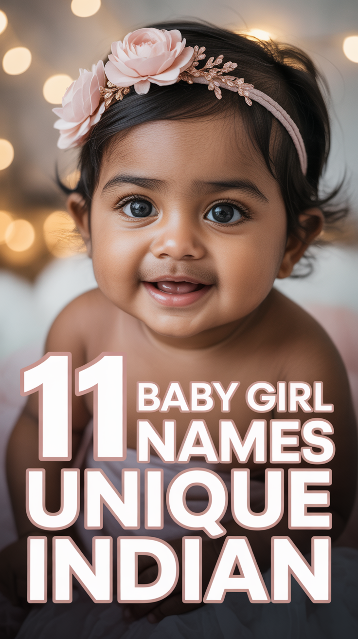 ✨ 11 Baby Girl Names Unique Indian