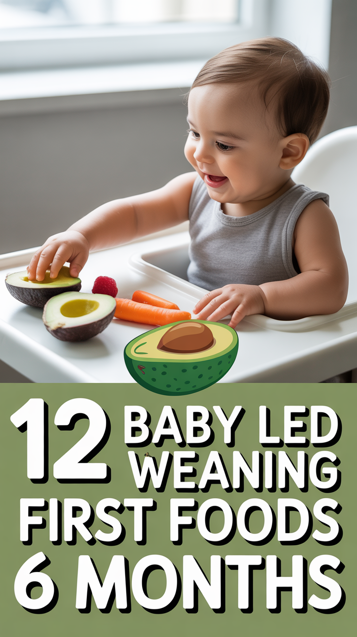 🥑 12 Baby Led Weaning First Foods 6 Months
