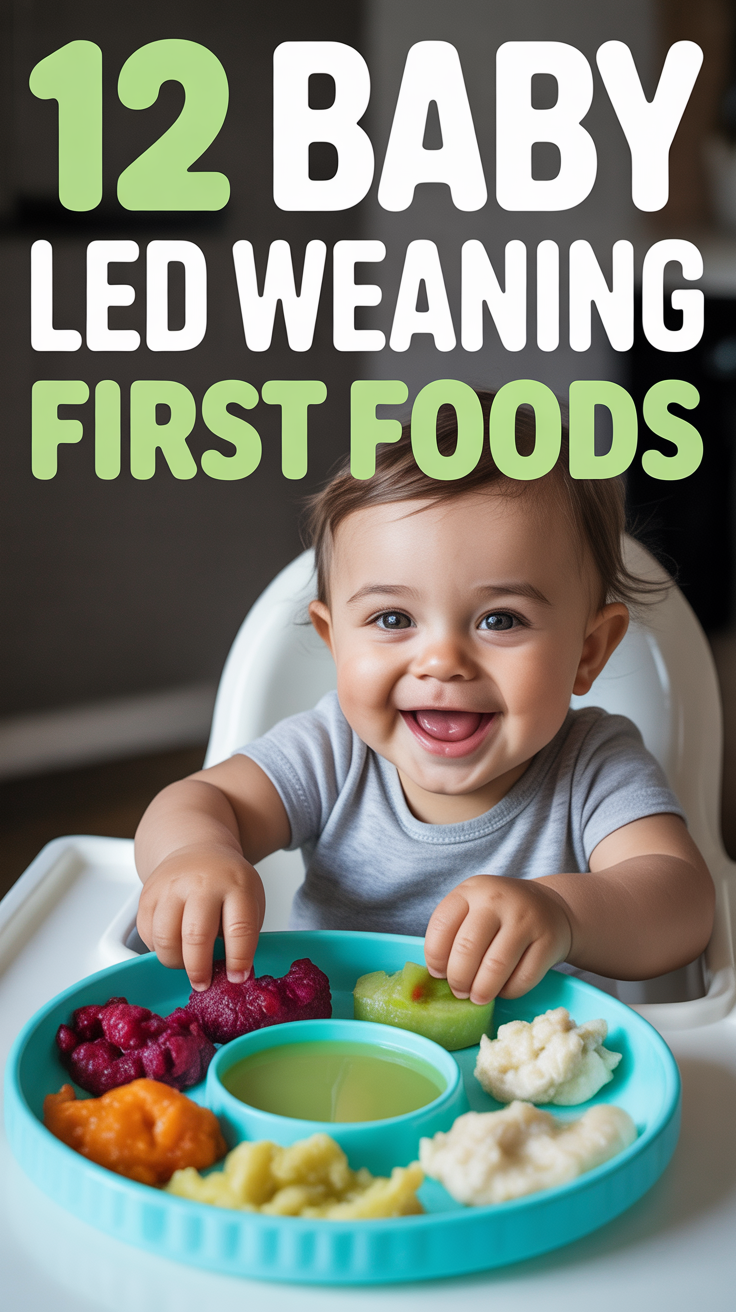 🥑 12 Baby Led Weaning First Foods
