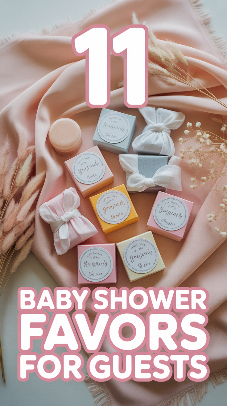🍼 11 Baby Shower Favors For Guests