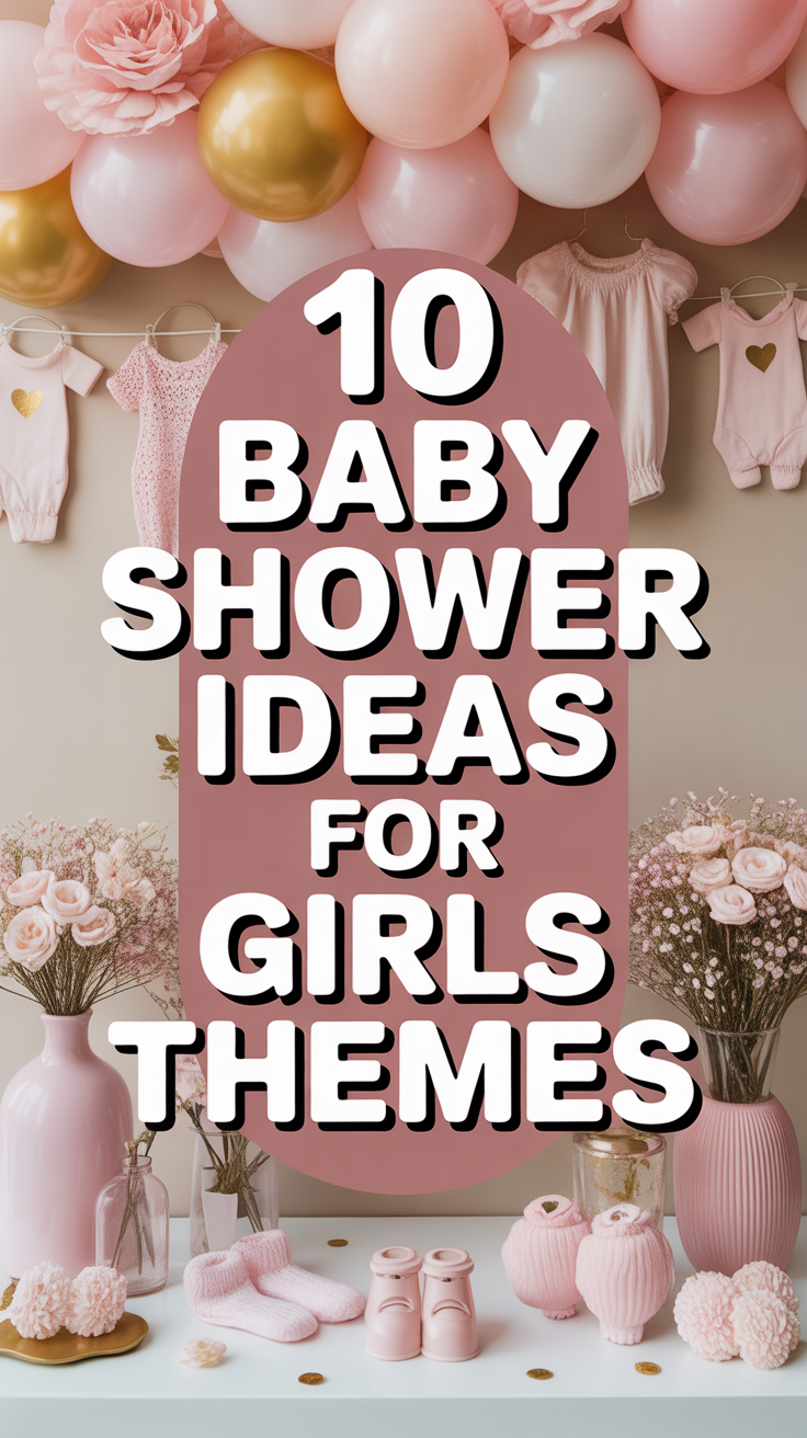 🎀 10 Baby Shower Ideas For Girls Themes