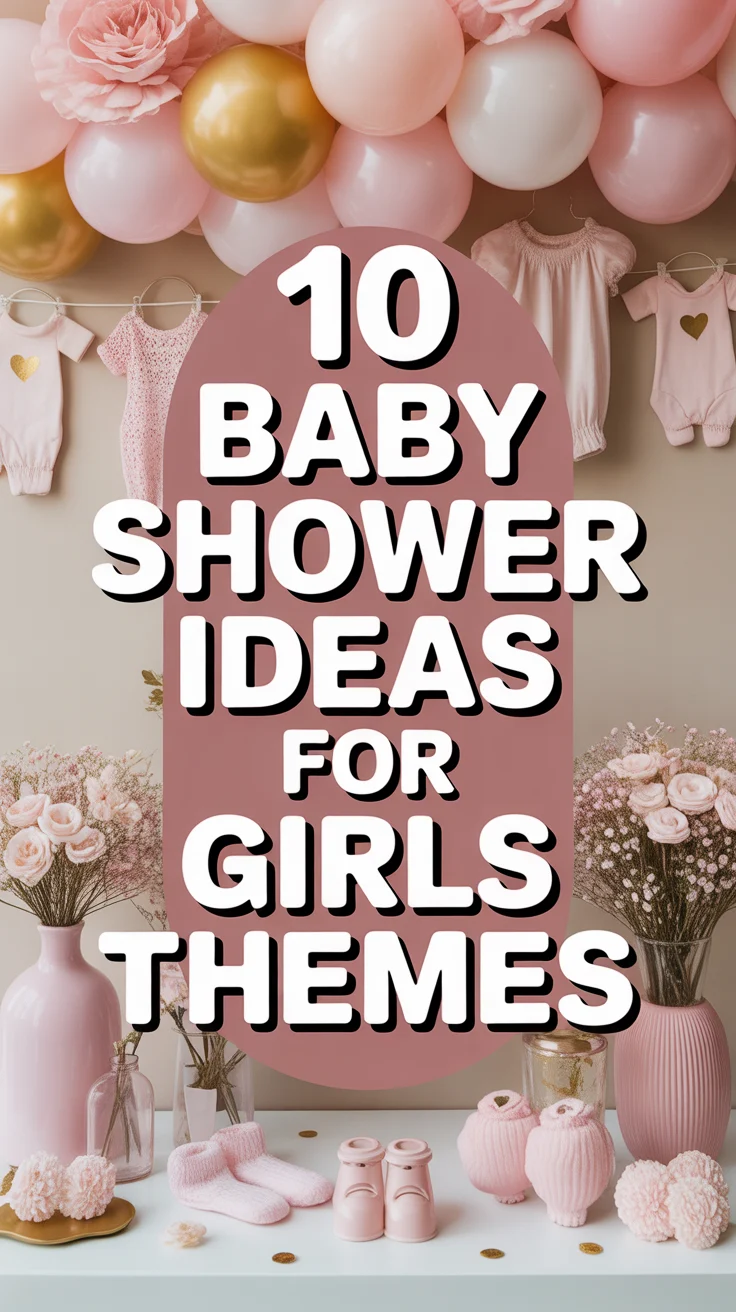 🎀 10 Baby Shower Ideas For Girls Themes