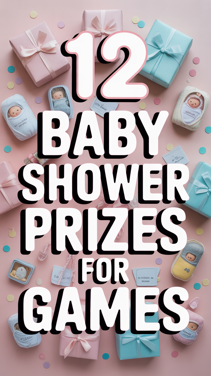 🍼 12 Baby Shower Prizes For Games