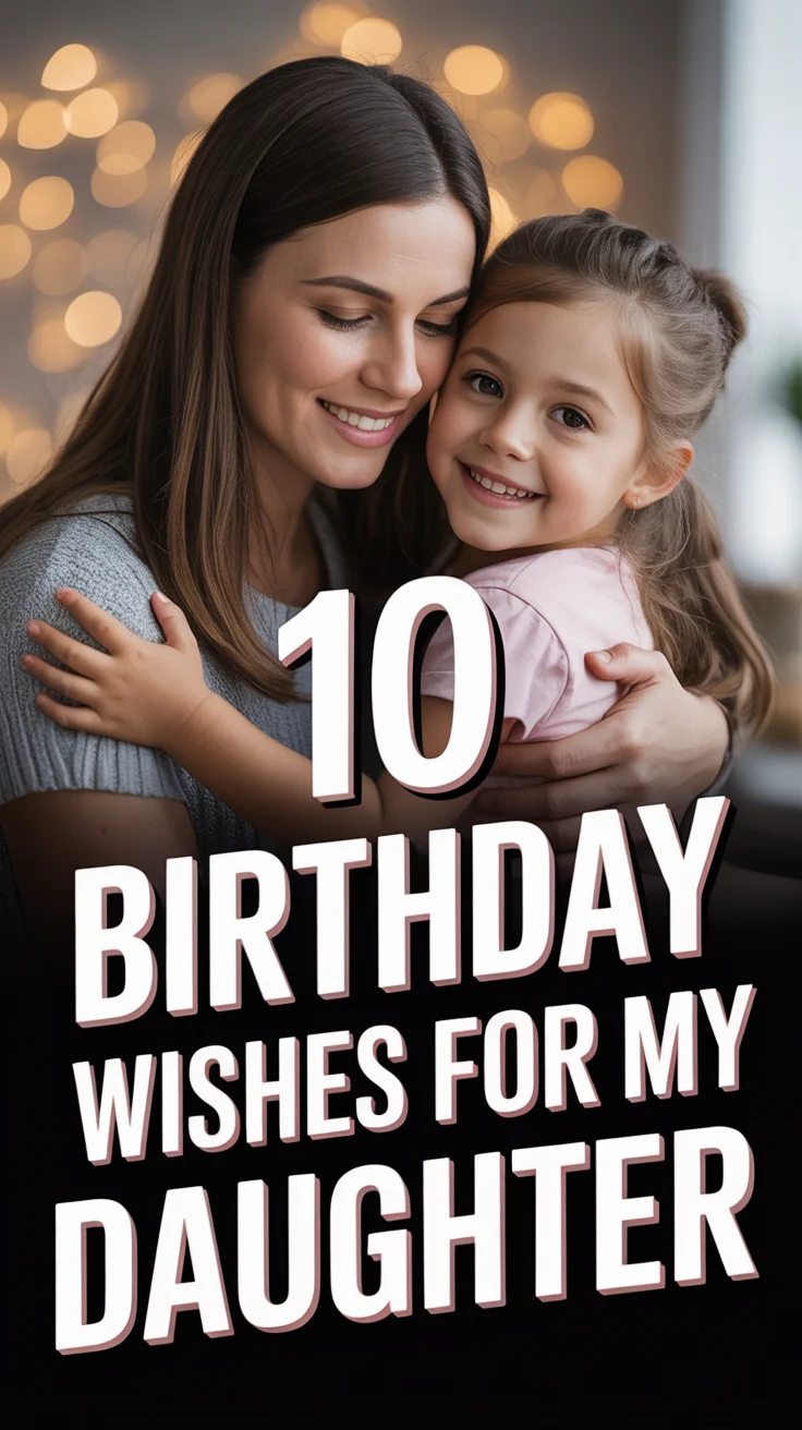 ✨ 10 Birthday Wishes For My Daughter