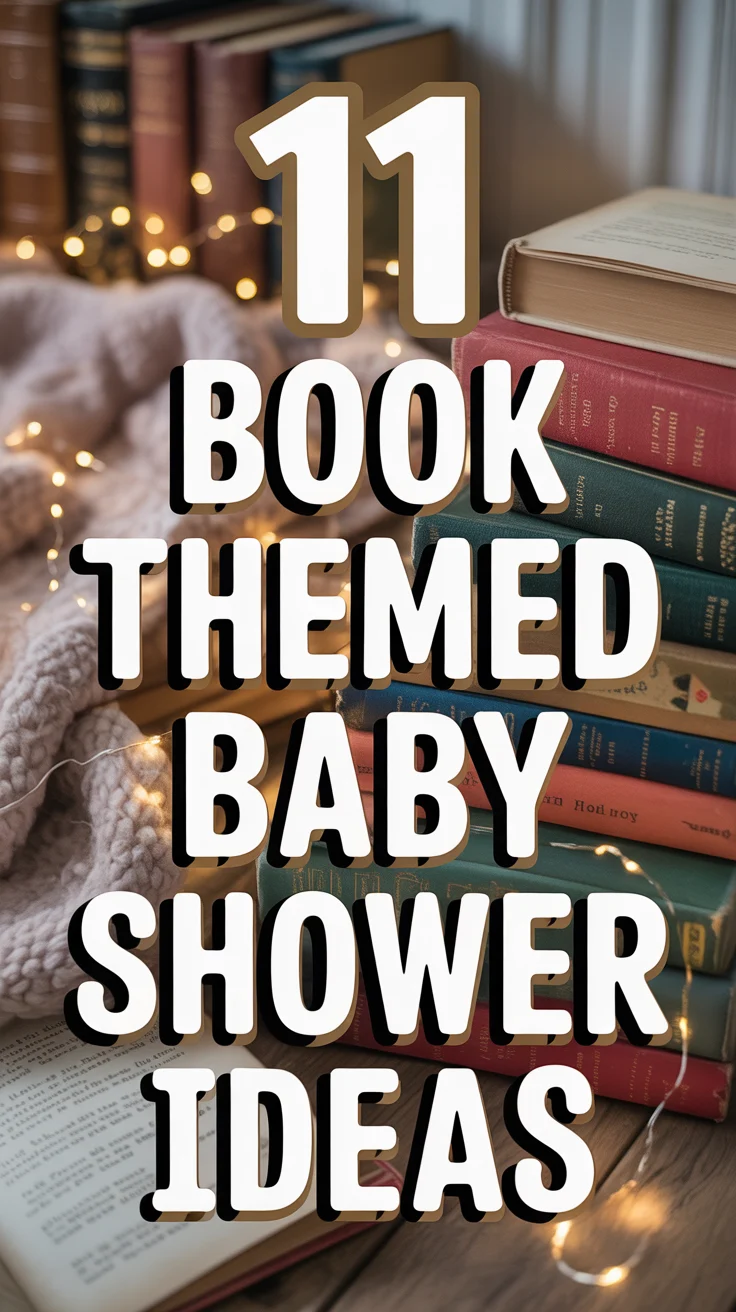 📚 11 Book Themed Baby Shower Ideas