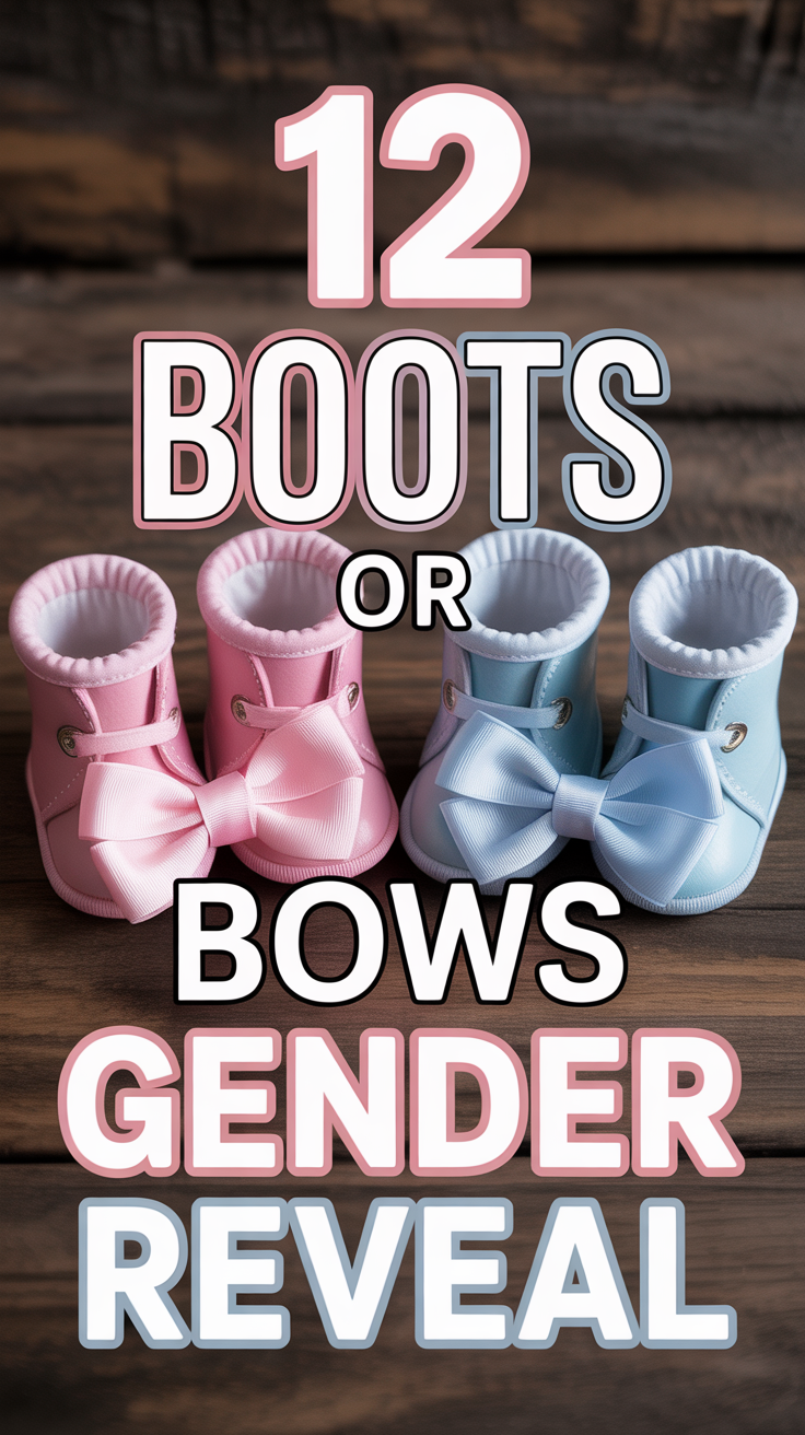 👶 12 Boots Or Bows Gender Reveal