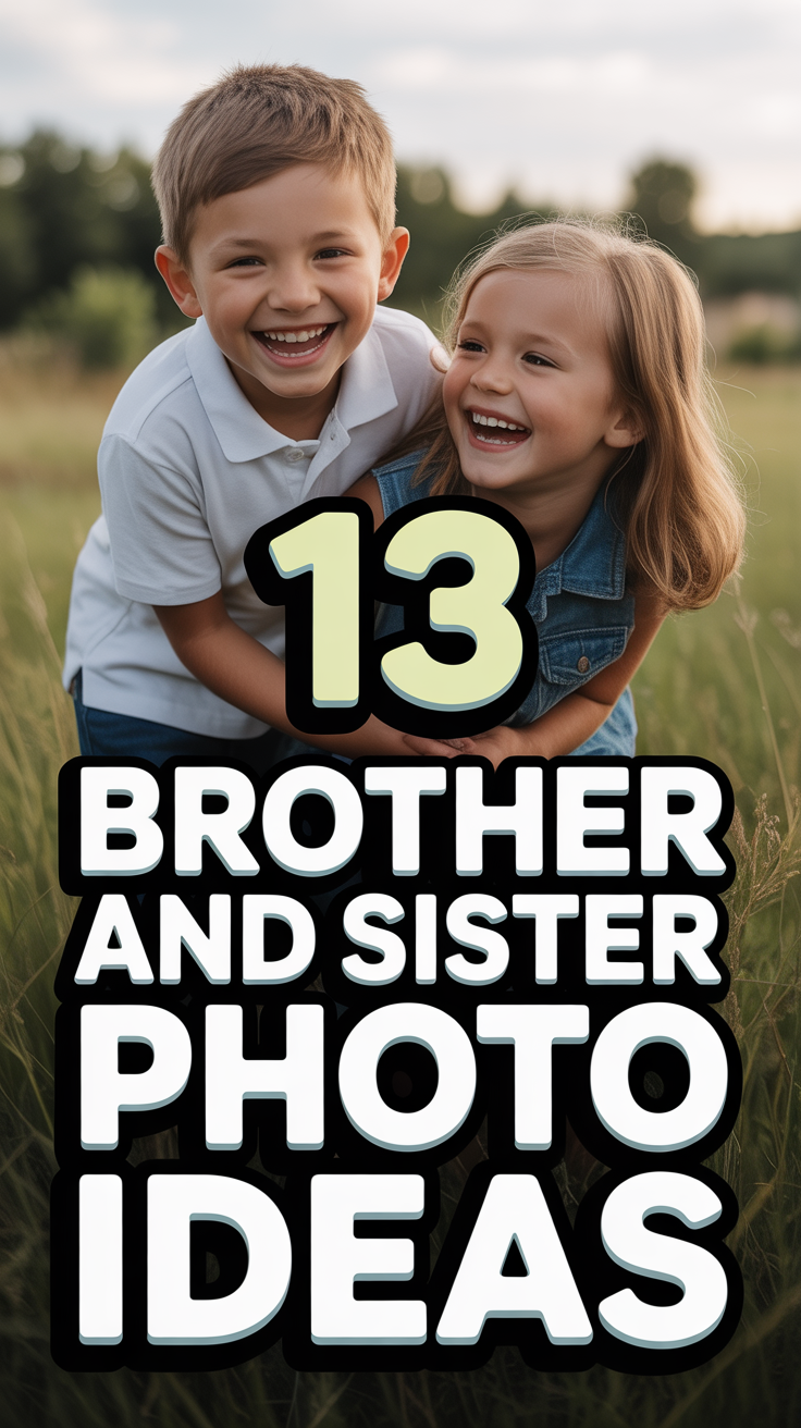 📸 13 Brother And Sister Photo Ideas