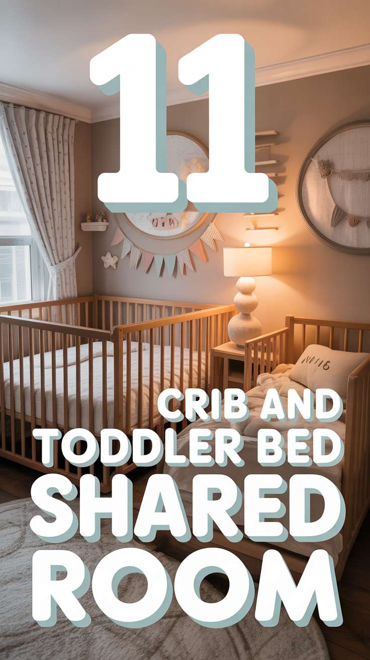 👯‍♀️ 11 Crib And Toddler Bed Shared Room