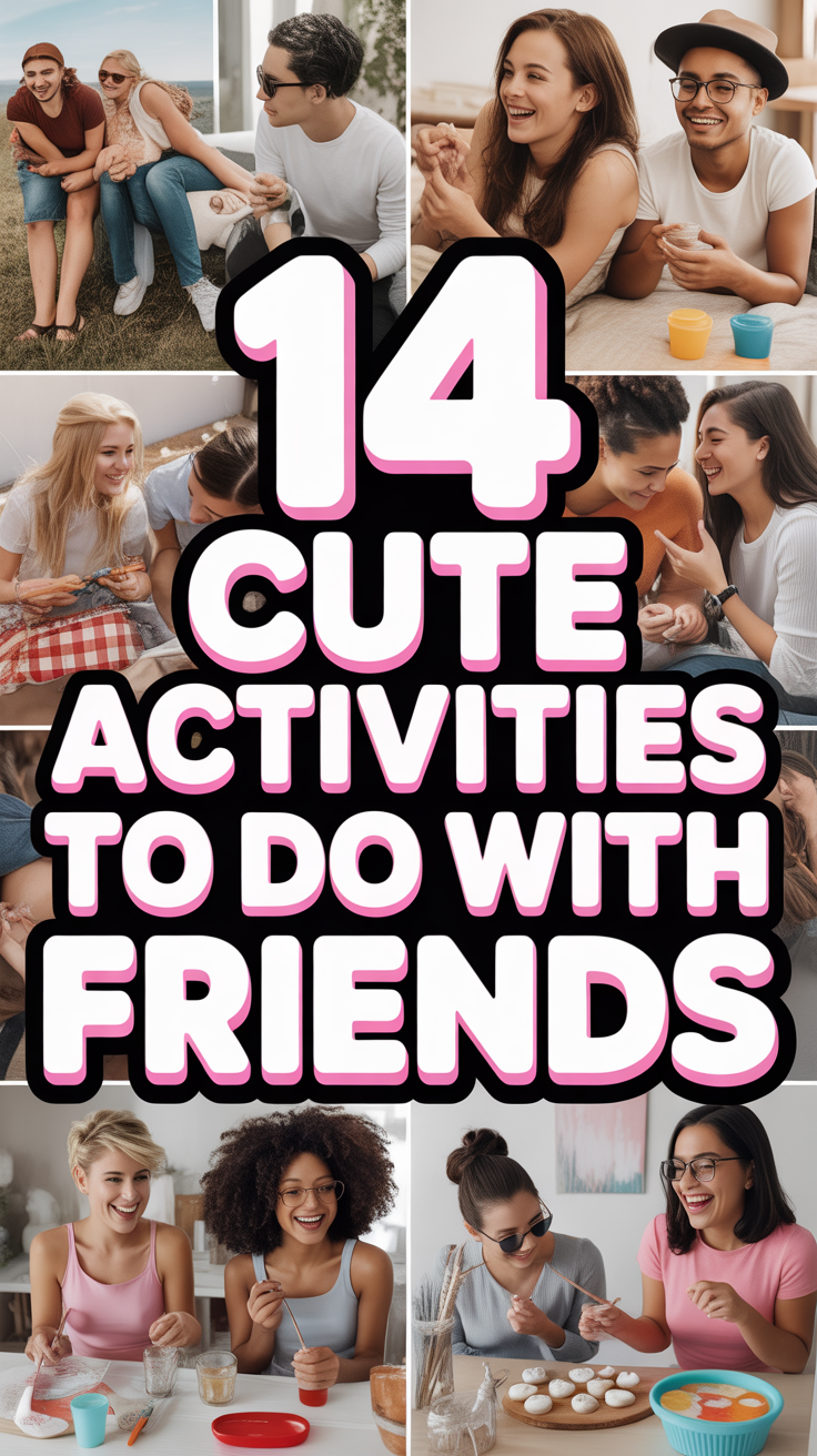 ✨ 14 Cute Activities To Do With Friends