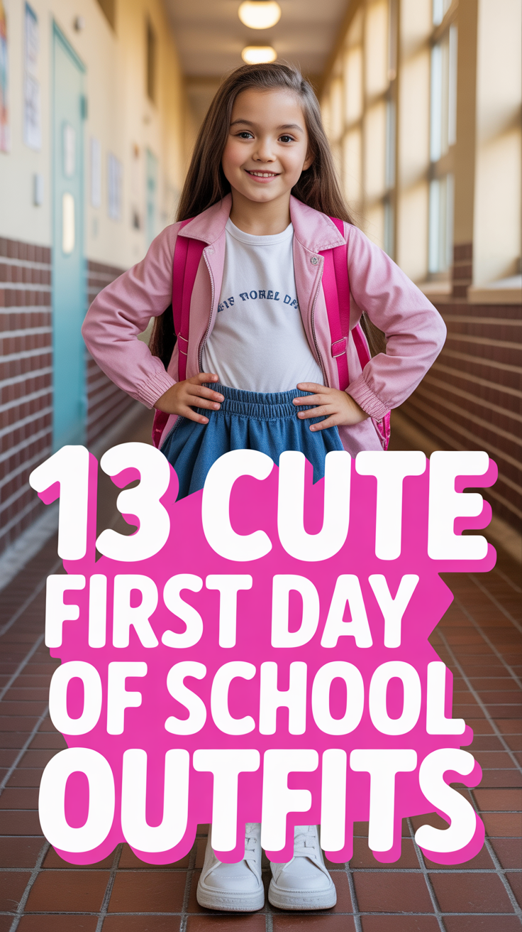 ✨ 13 Cute First Day Of School Outfits
