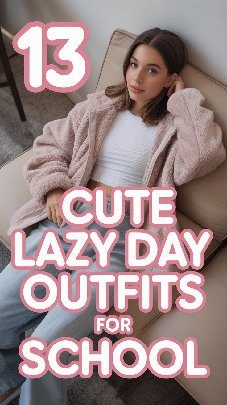 ✨ 13 Cute Lazy Day Outfits For School
