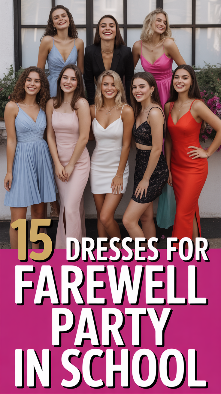 🎓 15 Dresses For Farewell Party In School