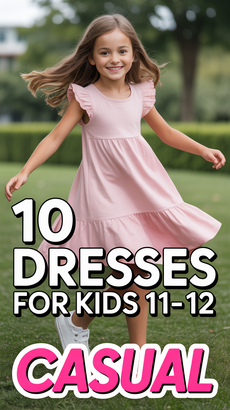 👗 10 Dresses For Kids 11 12 Casual