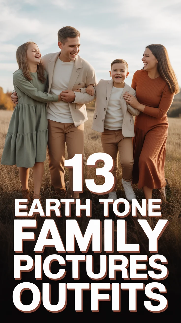 🍂 13 Earth Tone Family Pictures Outfits
