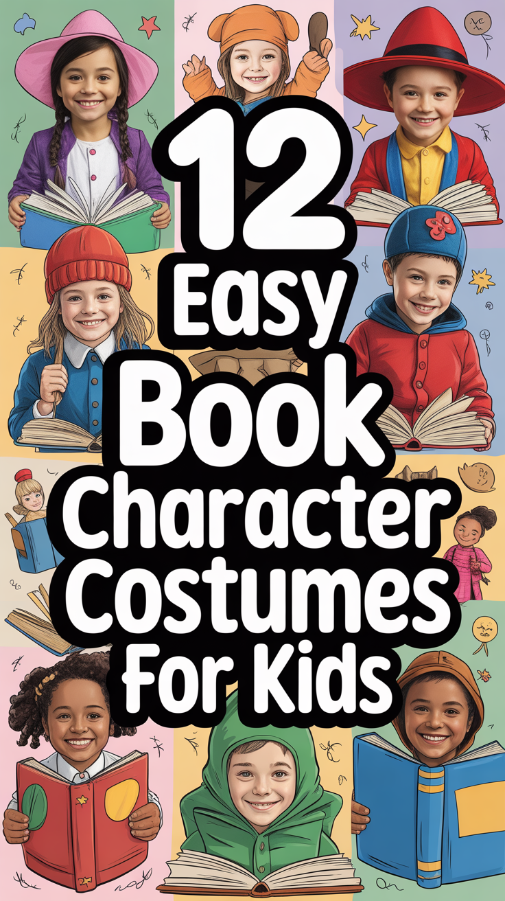📚 12 Easy Book Character Costumes For Kids