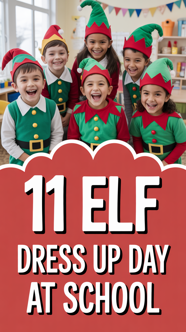 🧝 11 ELF Dress Up Day At School
