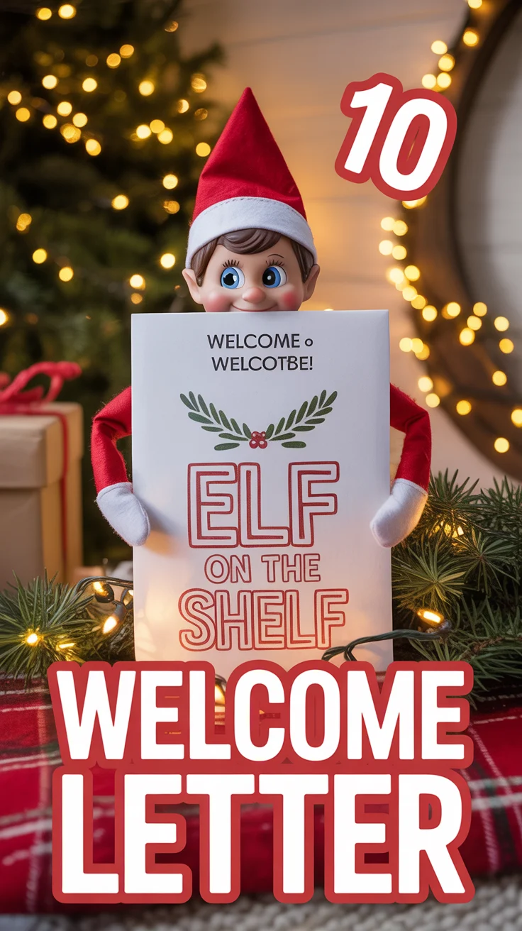 🥳 10 ELF On The Shelf Welcome Letter