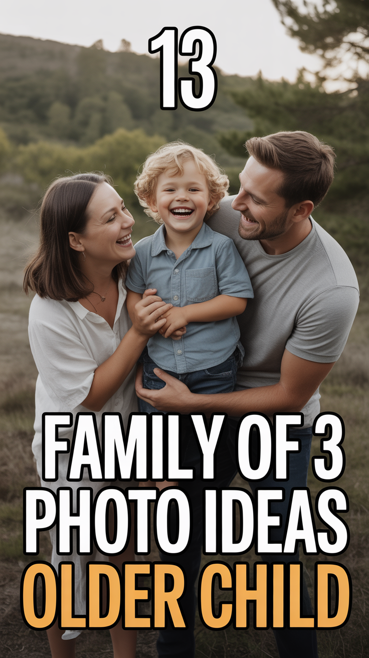📸 13 Family Of 3 Photo Ideas Older Child