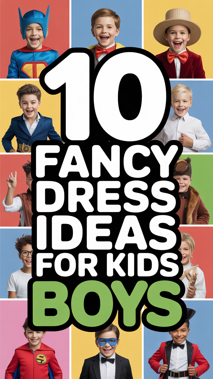 🧙 10 Fancy Dress Ideas For Kids Boys
