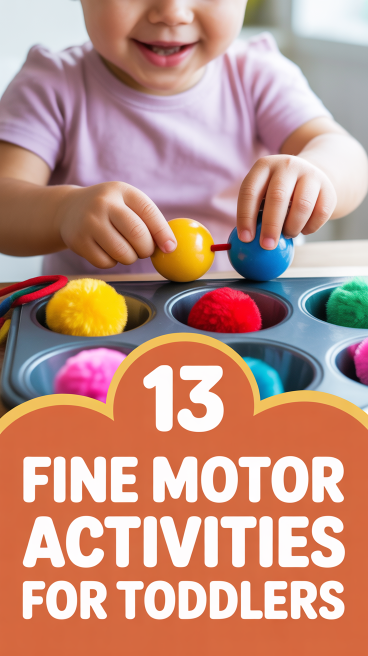 🤏 13 Fine Motor Activities For Toddlers