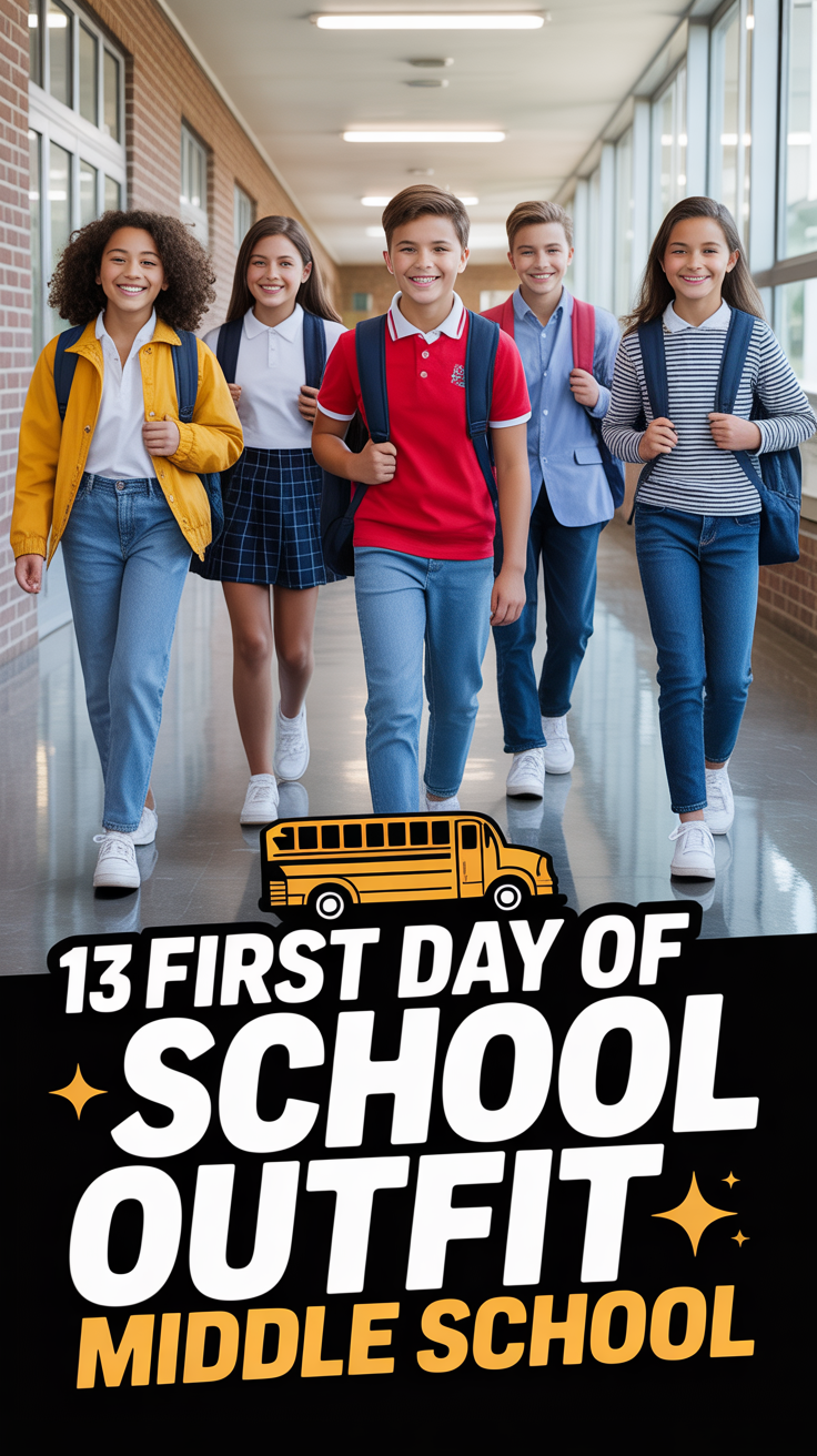 📚 13 First Day Of School Outfit Middle School