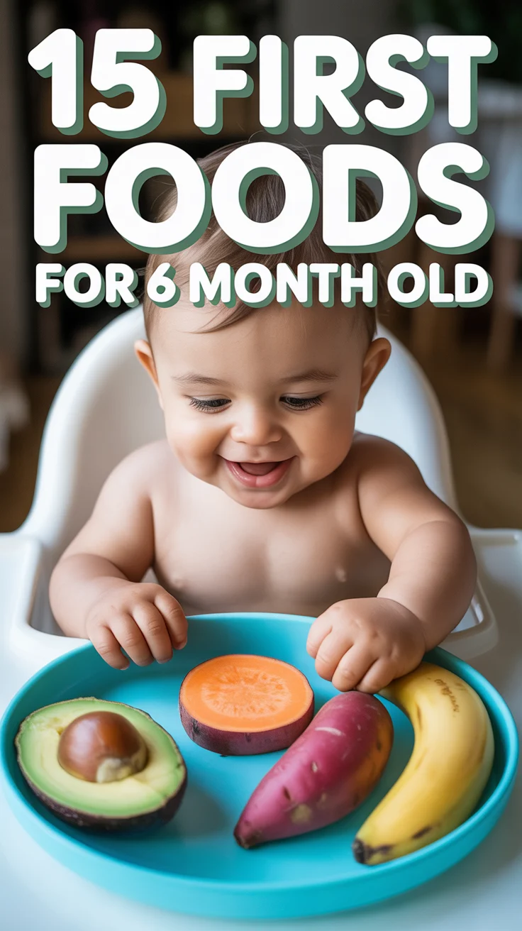 🥑 15 First Foods For 6 Month Old