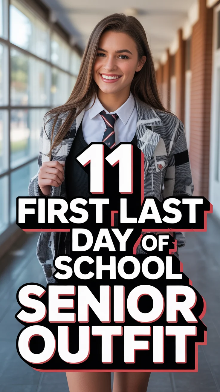 🎓 11 First Last Day Of School Senior Outfit