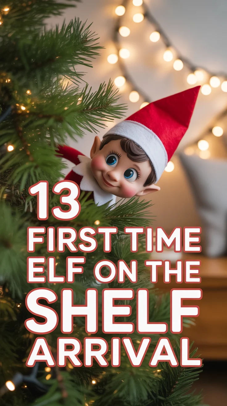 ❄️ 13 First Time ELF On The Shelf Arrival