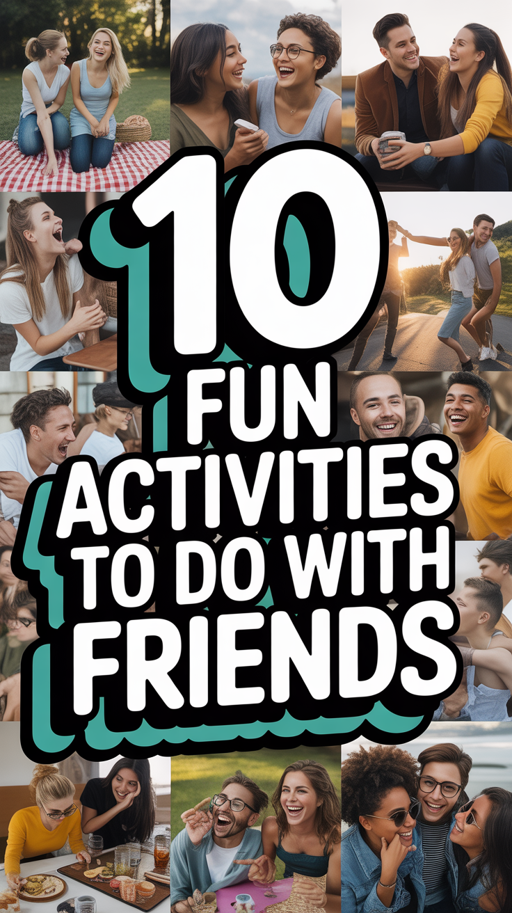 🎉 10 Fun Activities To Do With Friends