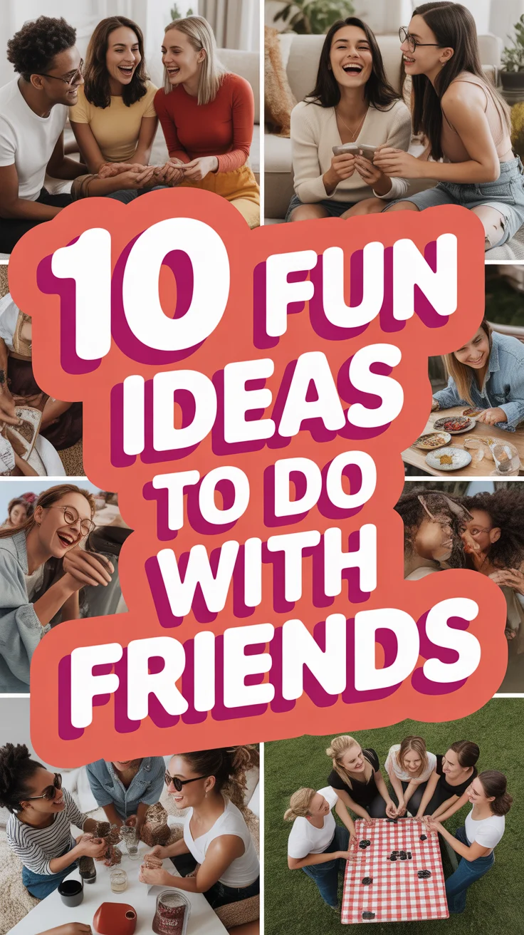 ✨ 10 Fun Ideas To Do With Friends