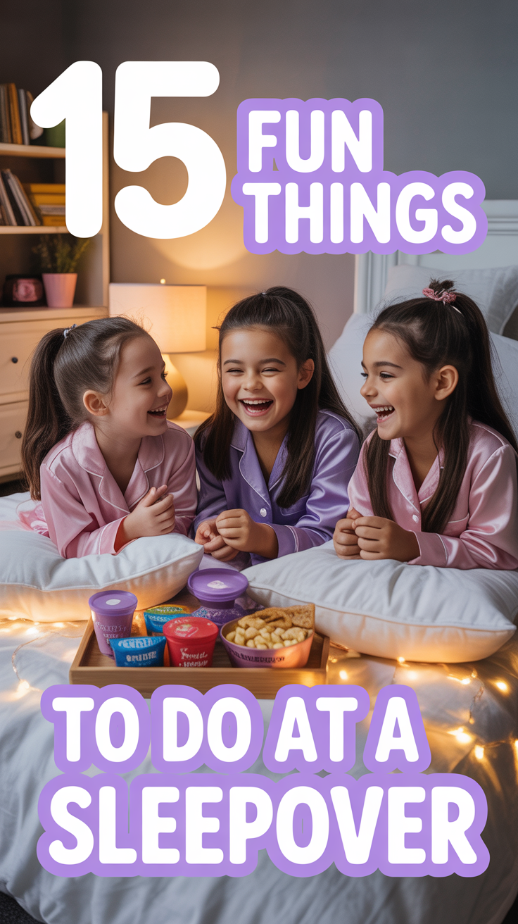 🎉 15 Fun Things To Do At A Sleepover
