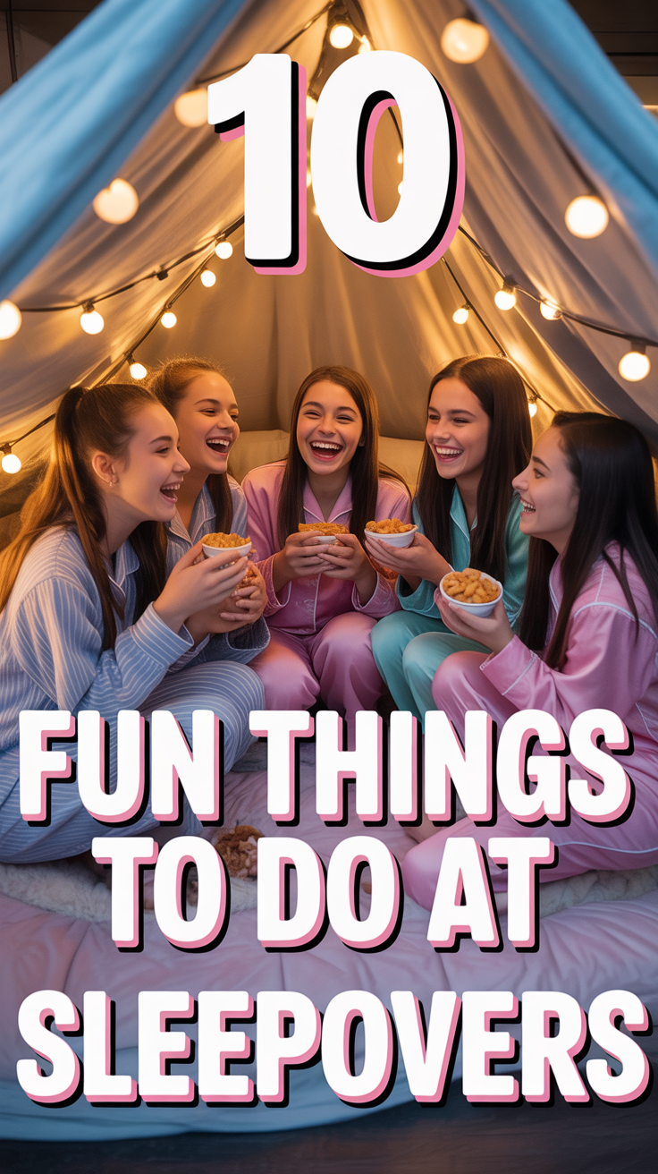 ✨ 10 Fun Things To Do At Sleepovers
