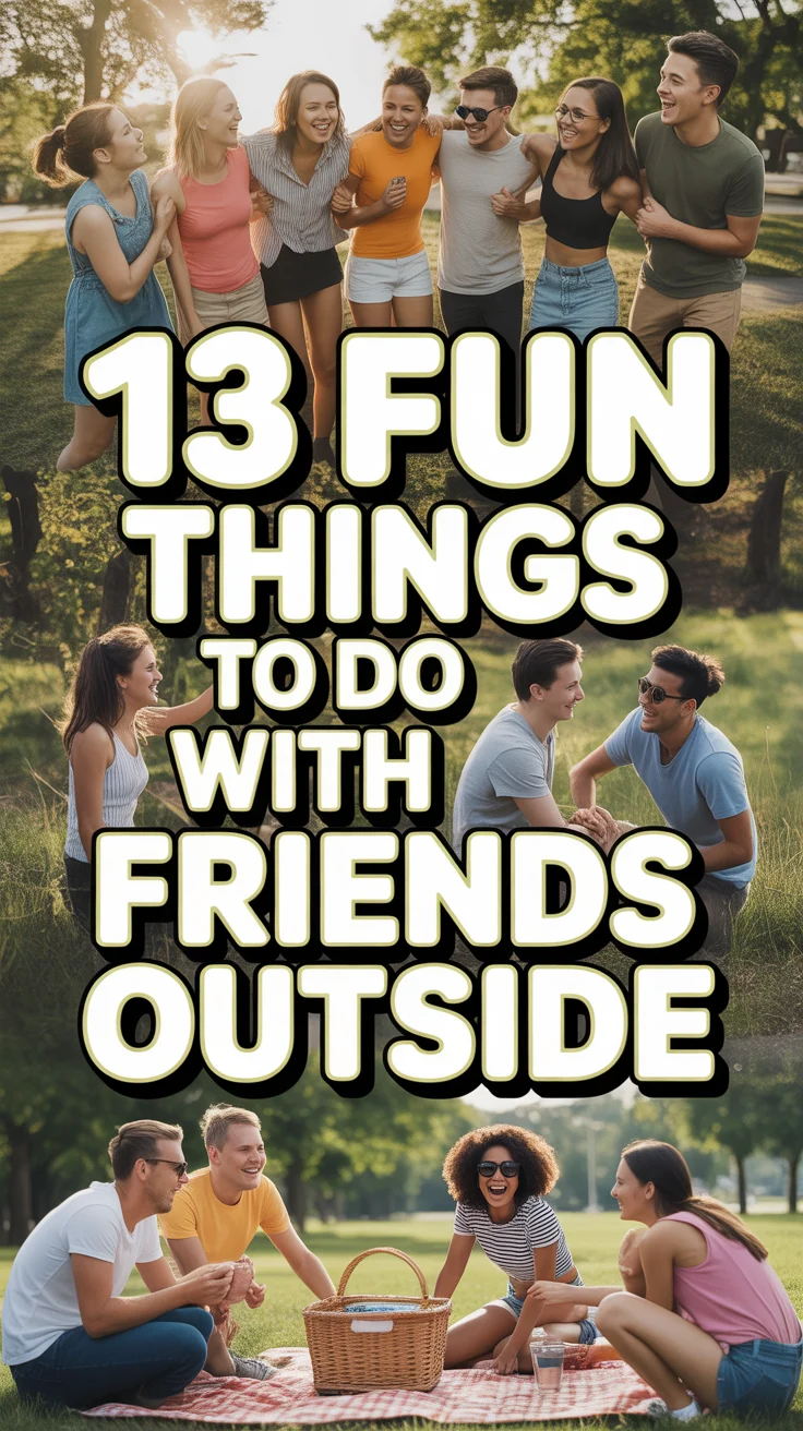 ☀️ 13 Fun Things To Do With Friends Outside