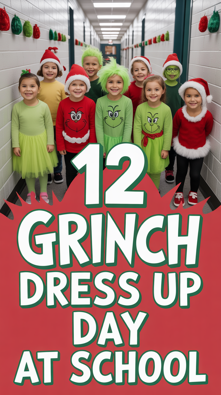 💚 12 Grinch Dress Up Day At School