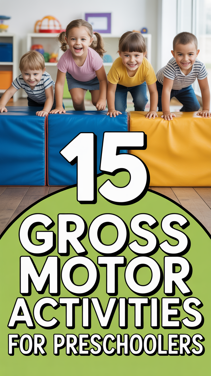 🤸 15 Gross Motor Activities For Preschoolers