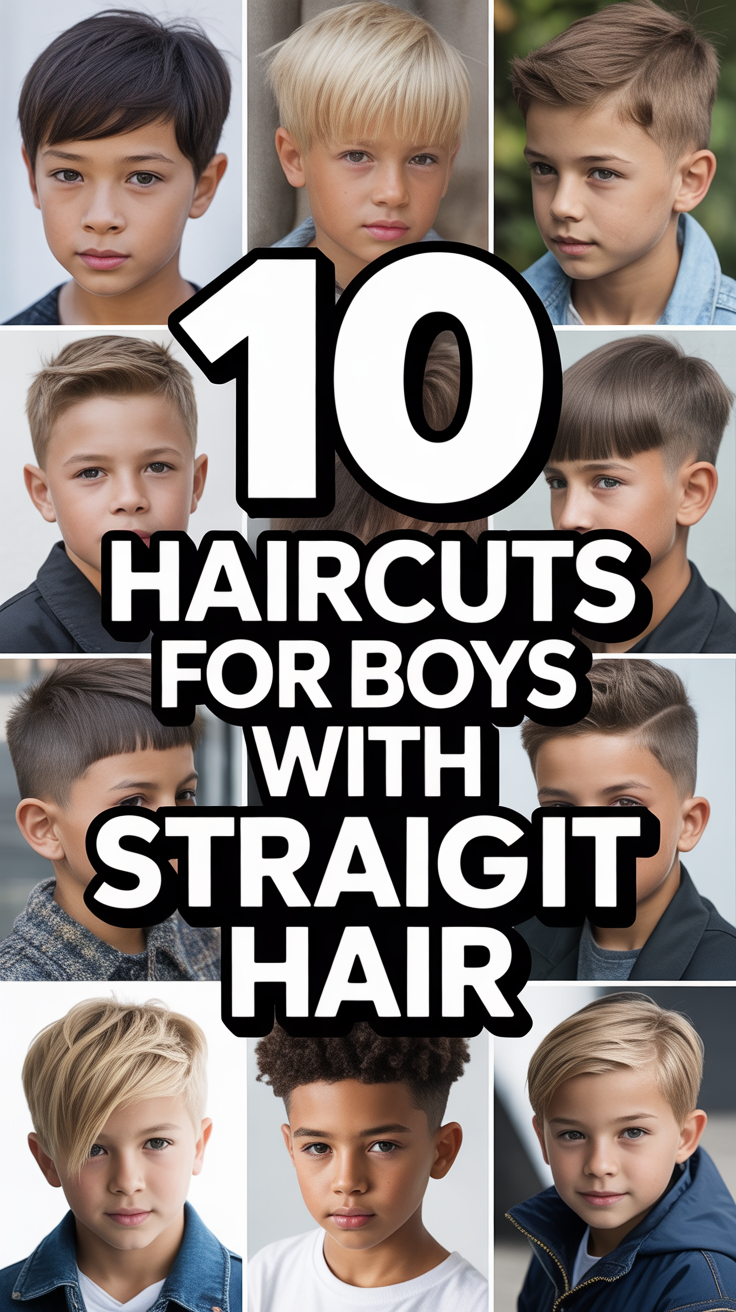 ✂️ 10 Haircuts For Boys With Straight Hair