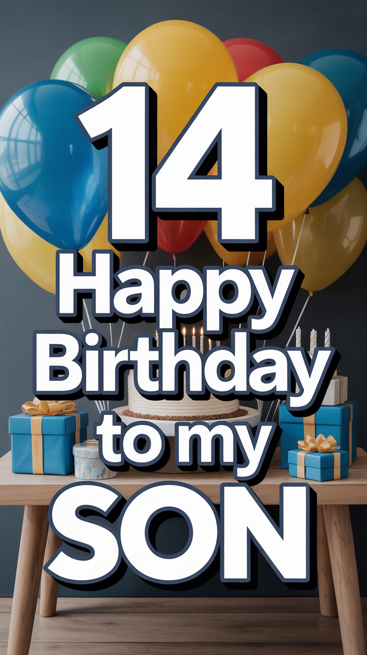 🎂 14 Happy Birthday To My Son
