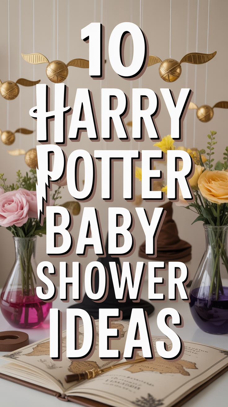 🧙 10 Harry Potter Baby Shower Ideas